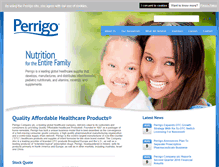 Tablet Screenshot of perrigo.com